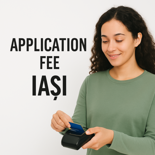Taxă înscriere și procesare aplicație online – Iasi